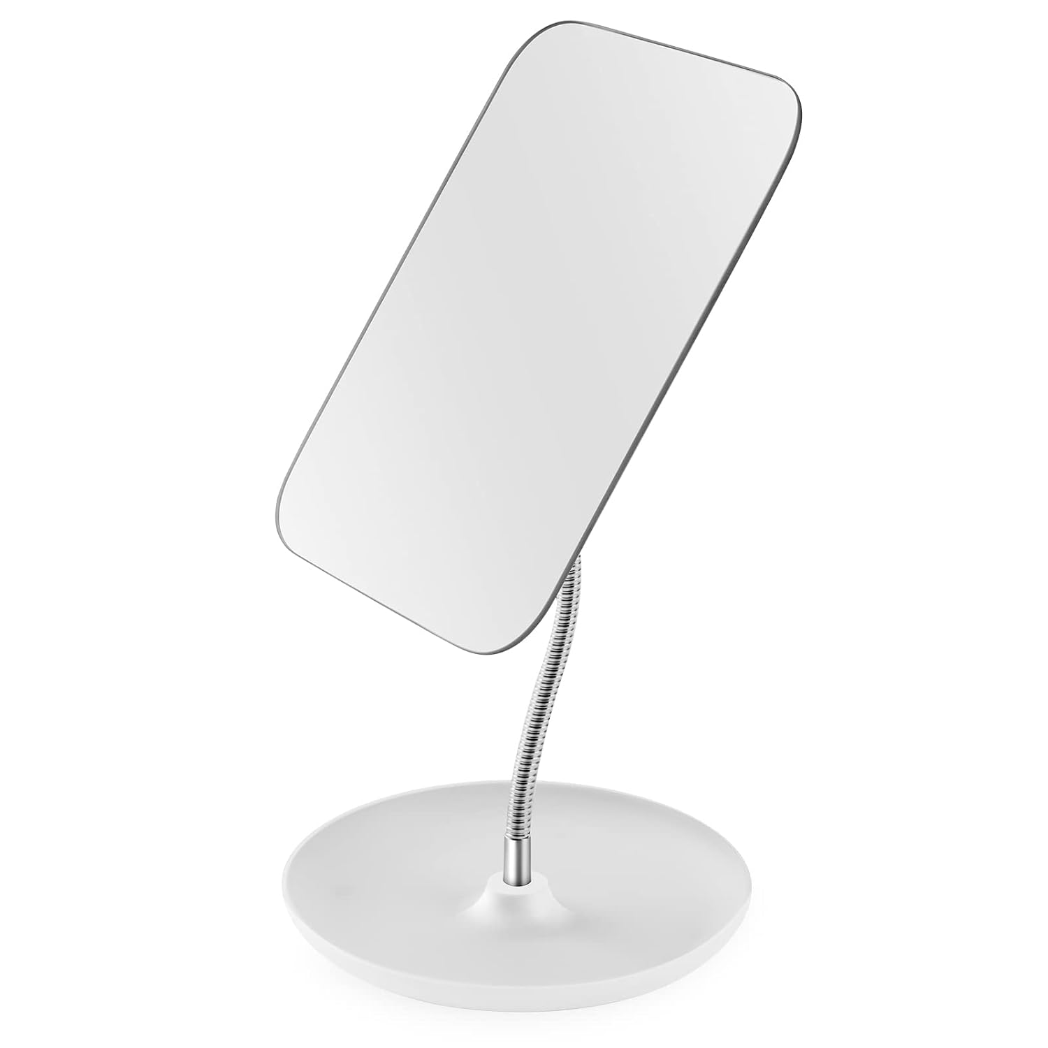 Adjustable Gooseneck Vanity Mirror with Stand