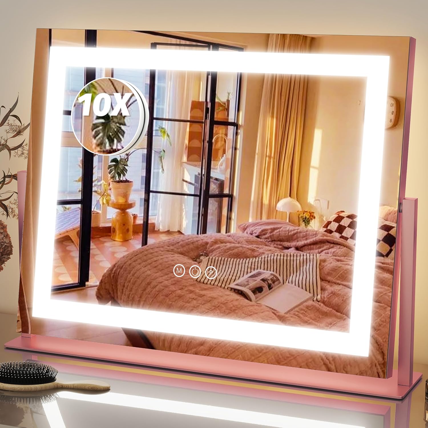 15x12.6 Inch LED Vanity Mirror with Touch Control