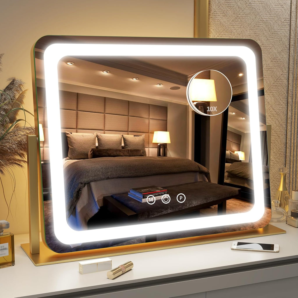 15x12.6 Inch LED Vanity Mirror with Touch Control