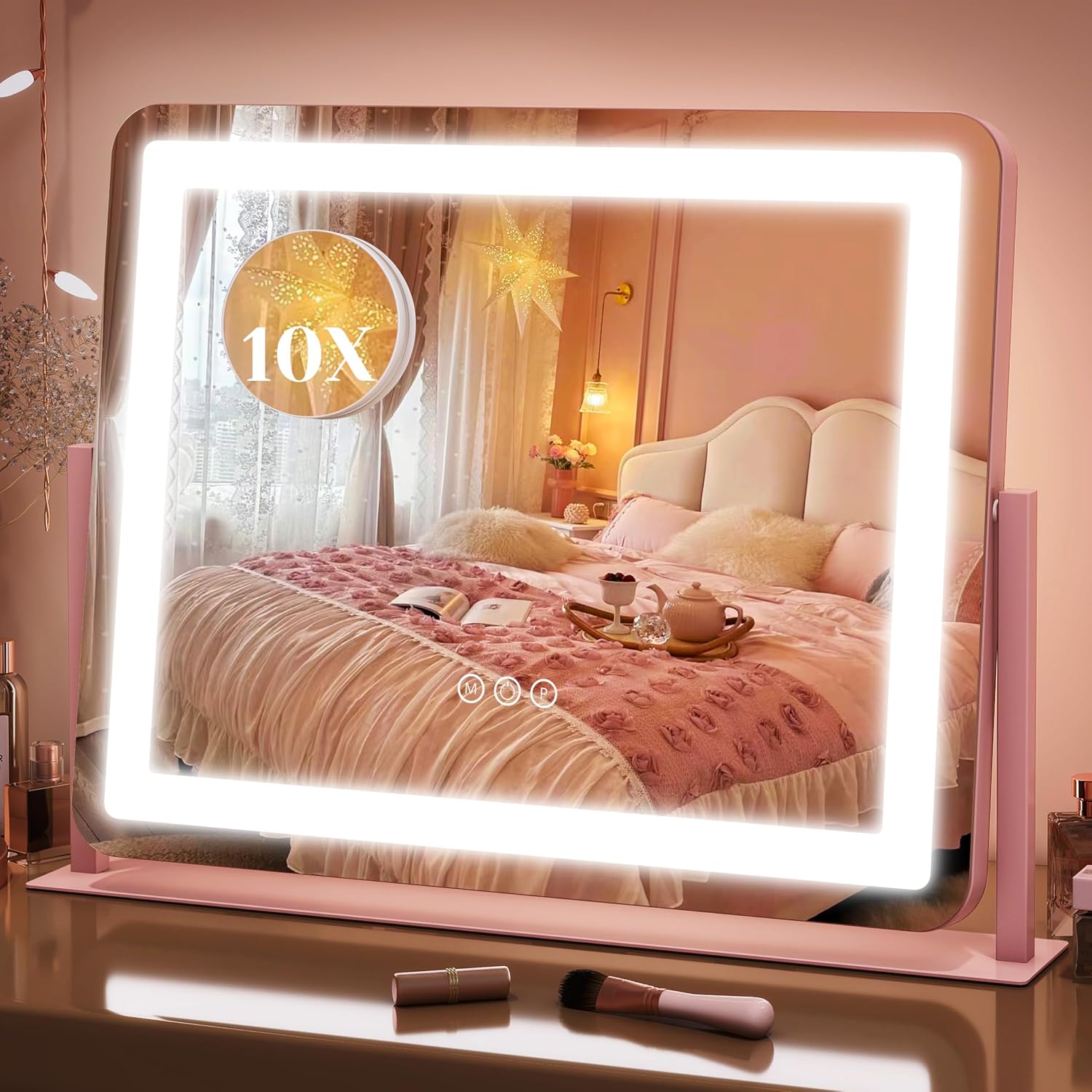15x12.6 Inch LED Vanity Mirror with Touch Control