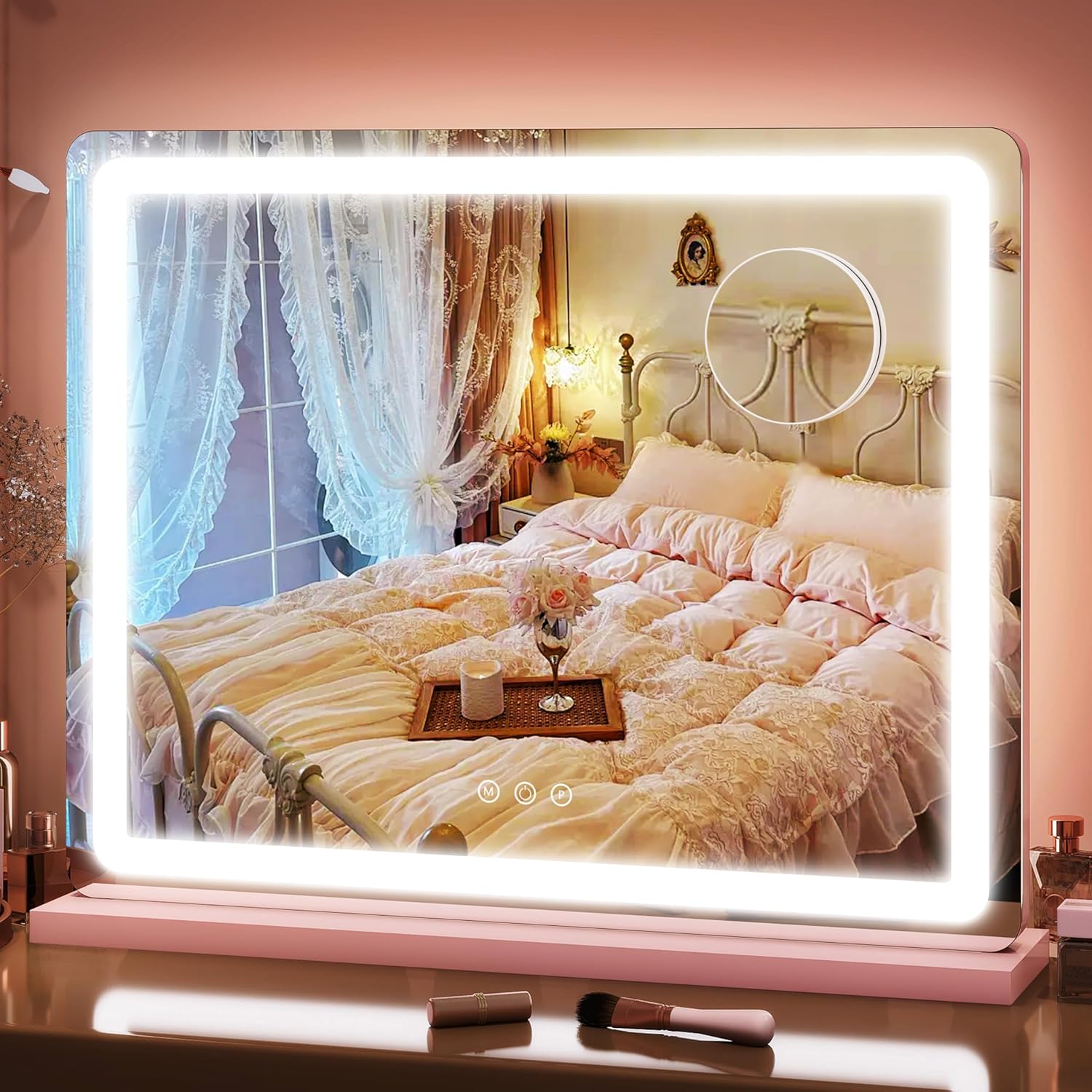 13x17 Inch LED Vanity Mirror with Touch Control